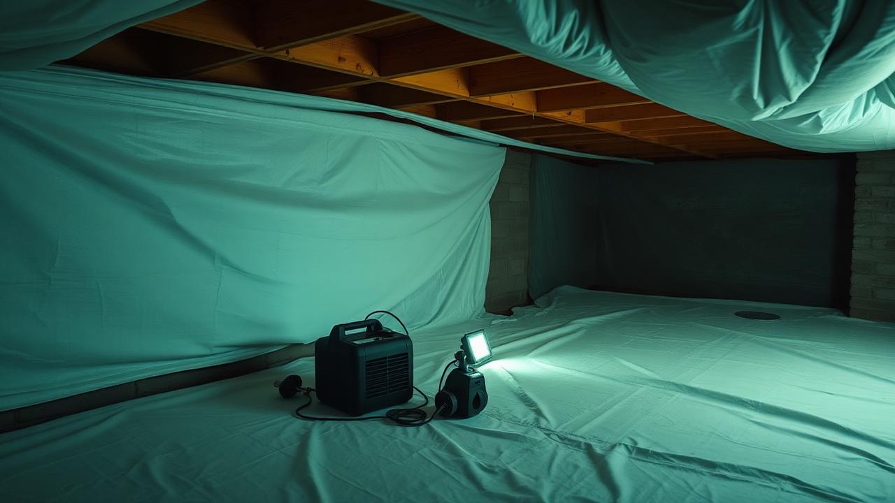 Crawlspace Mold Remediation: Vapor Barriers & S520